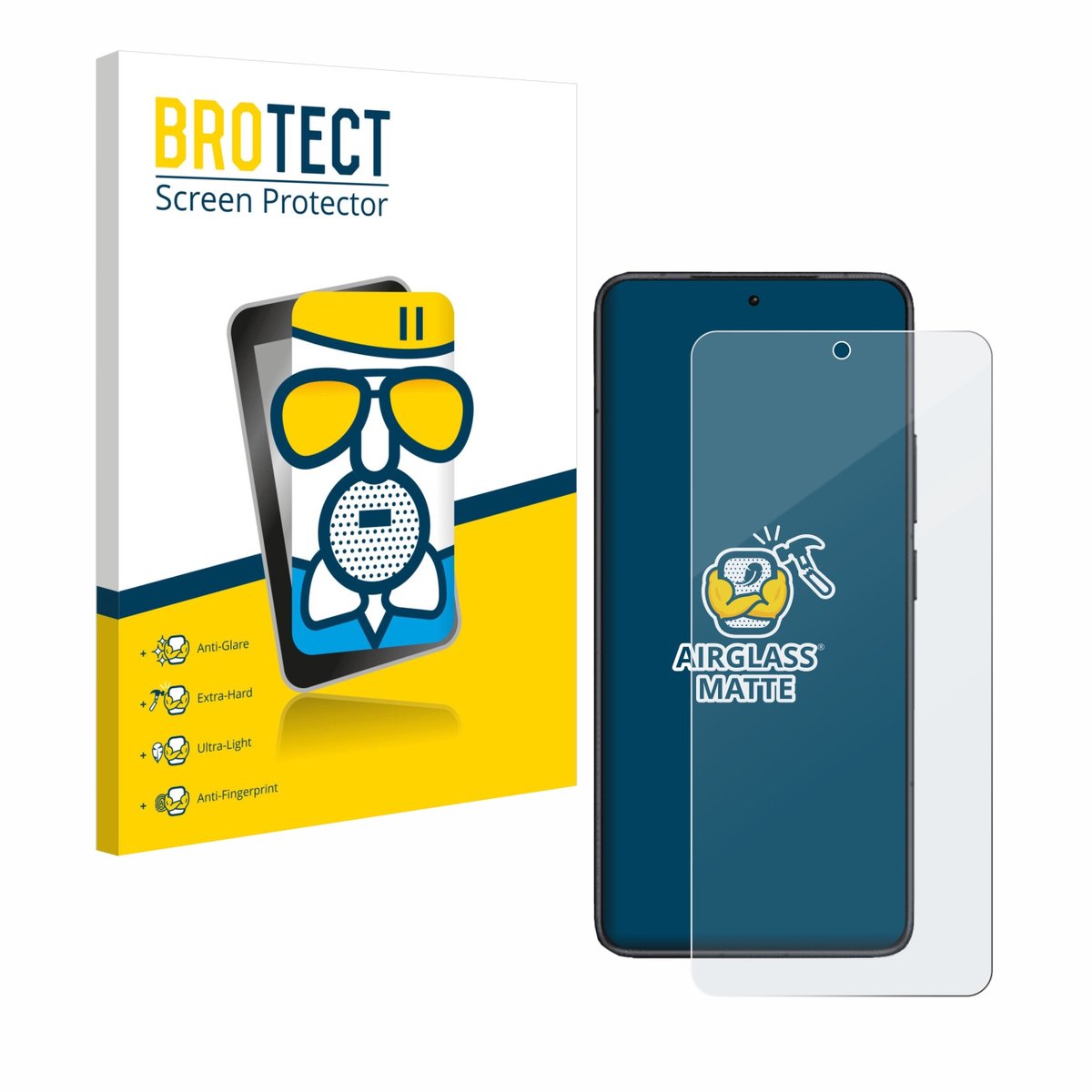 BROTECT - Screenprotector voor Xiaomi Redmi K80 - Folie Beschermfolie Beschermglas matte