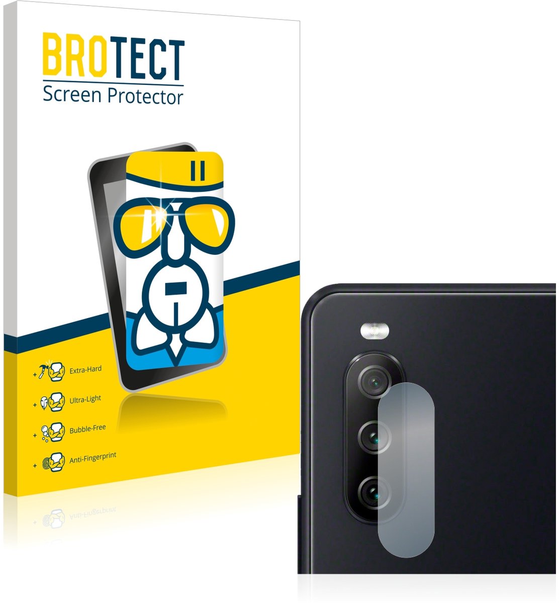 Screenprotector voor Sony Xperia 10 III (ALLEEN Camera Lens) Beschermglas transparant