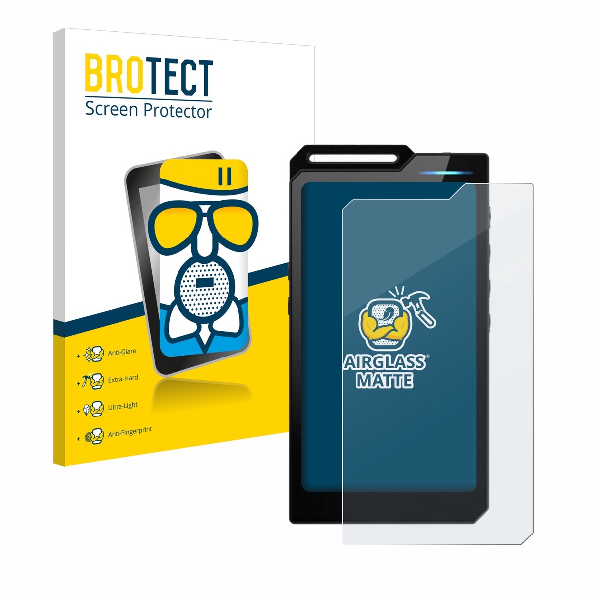 BROTECT - Screenprotector voor Hiby R4 - Folie Beschermfolie Beschermglas matte