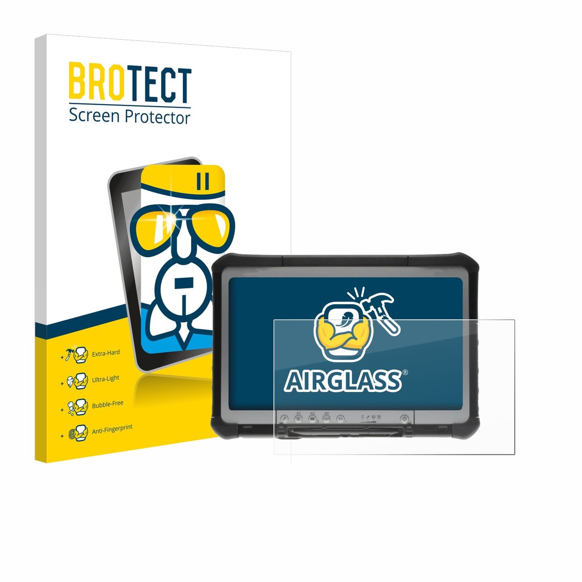 Screenprotector voor Panasonic Toughbook CF-D1 Beschermglas transparant
