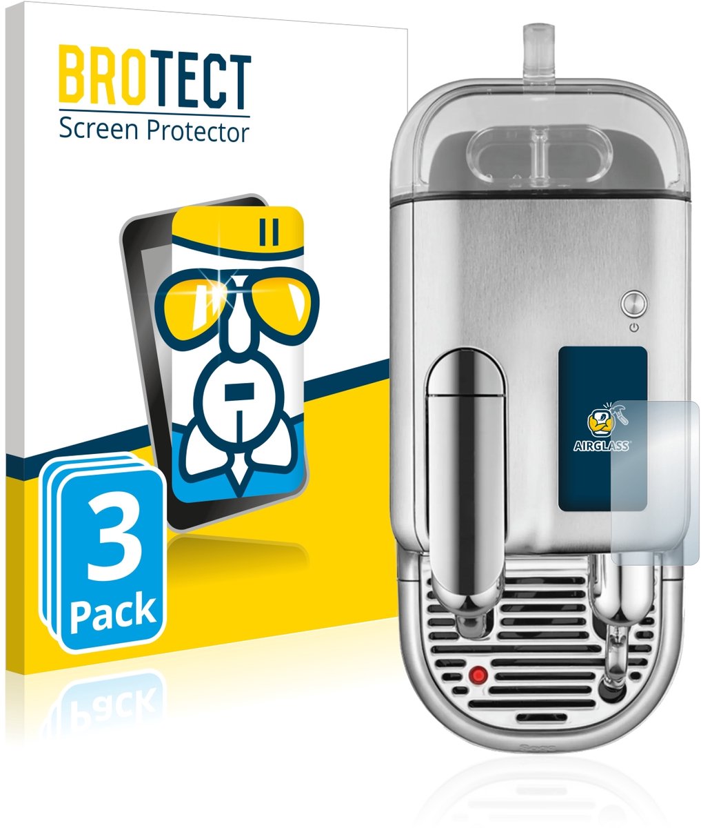 Screenprotector 3 Stuks voor Sage Nespresso Creatista Pro Beschermglas transparant