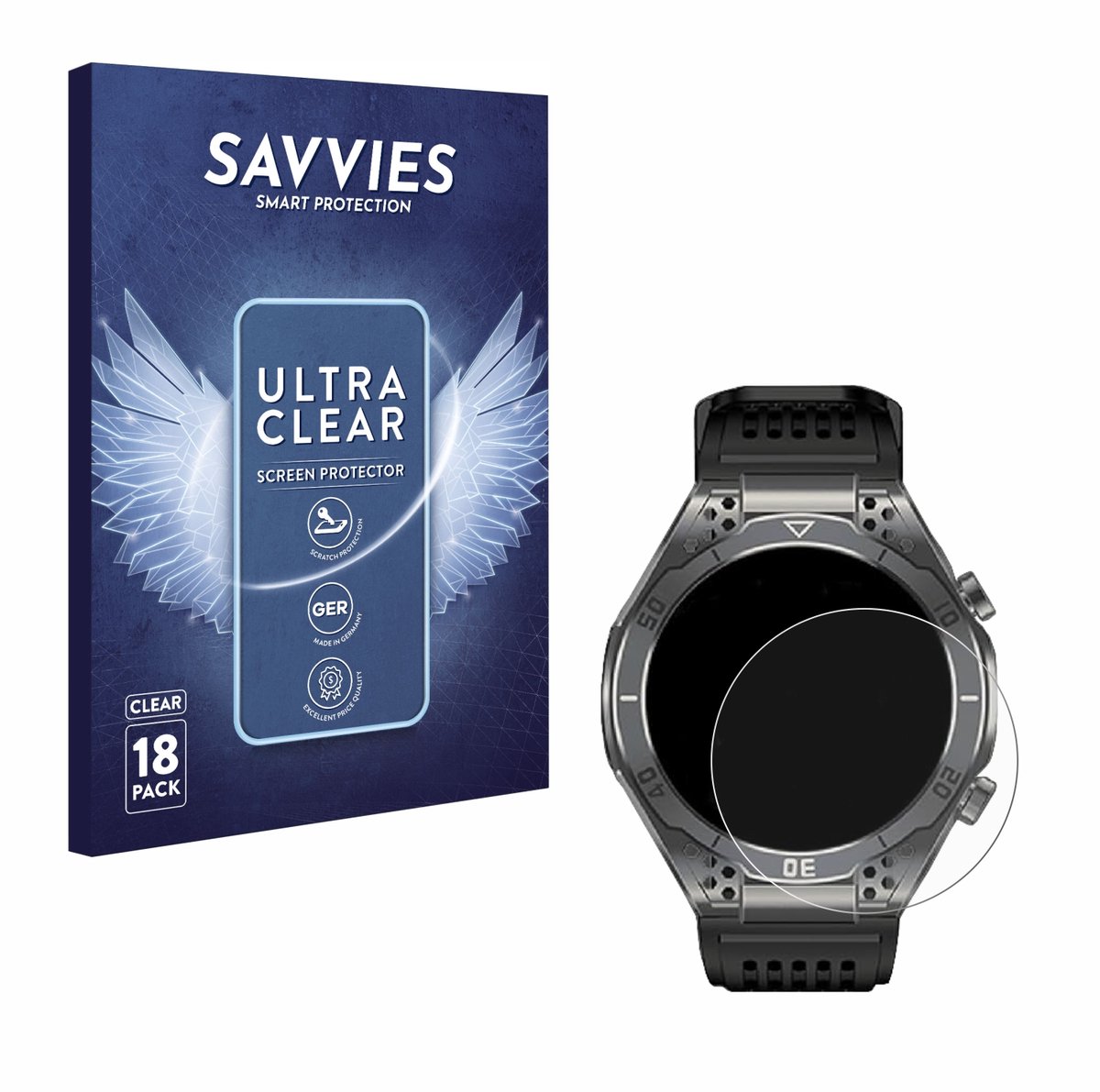 Savvies - Screenprotector voor Stahlgear Apollo - Folie Beschermfolie transparant 18 Stuks