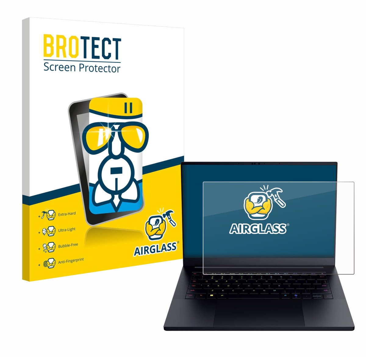 Screenprotector voor Razer Blade 14 2025 Beschermglas transparant