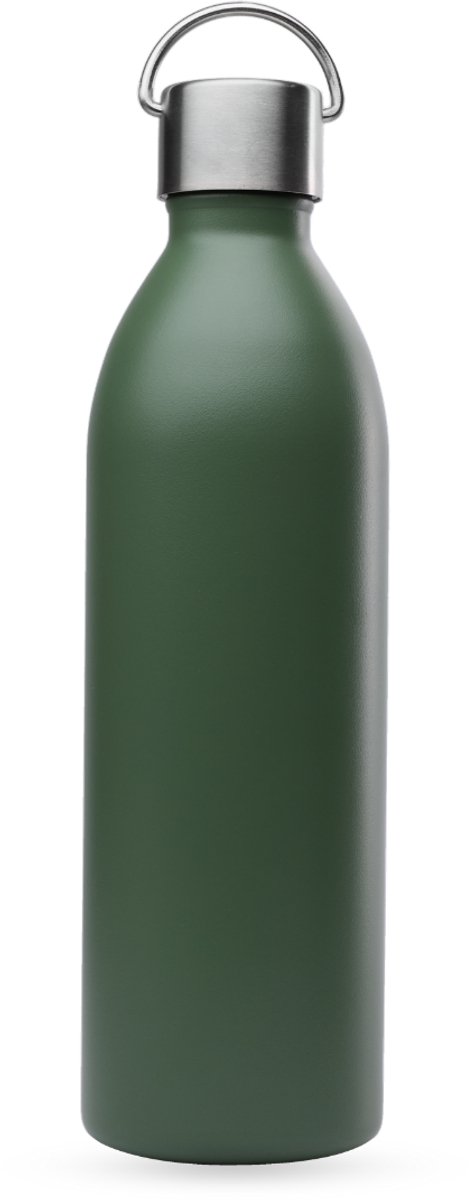 Qwetch - Isothermische fles - Active Matt Khaki- 1L.