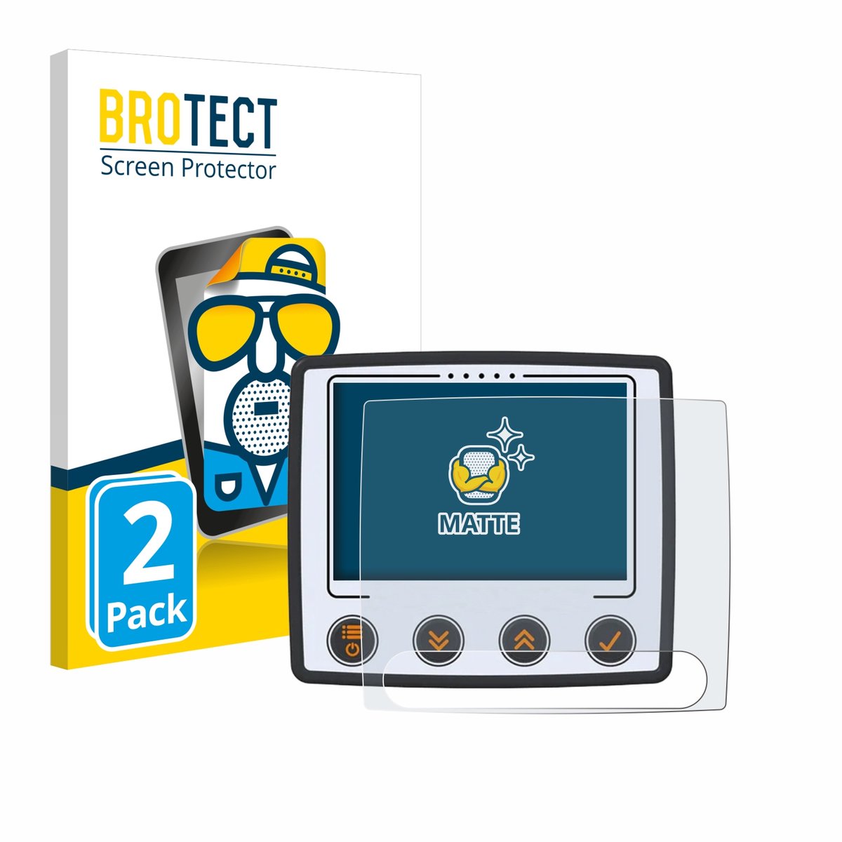BROTECT - Screenprotector voor Skytraxx 5 Mini - Folie Beschermfolie matte 2 Stuks