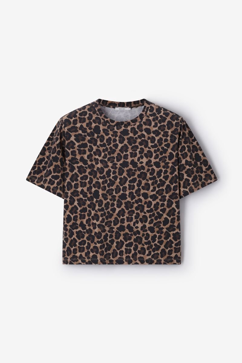 Sissy-Boy - Bruin leopard T-shirt