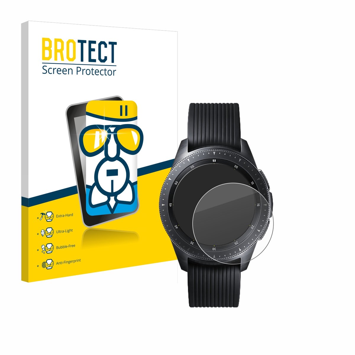 Screenprotector voor Samsung Galaxy Watch (42 mm) Beschermglas transparant