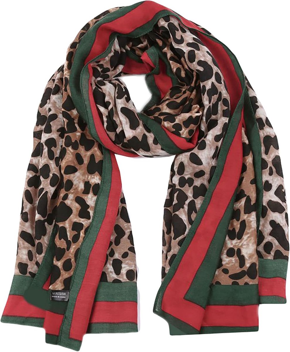 Luxe Sjaal met Dierenprint (Luipaard/Cheetah) - Zacht en Lichtgewicht