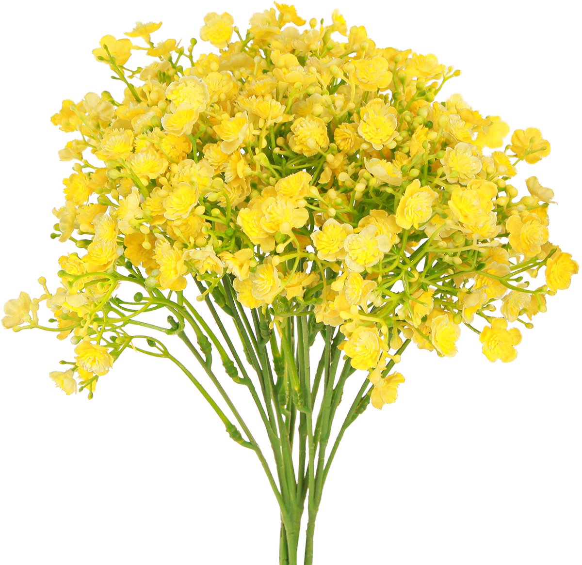 Viana Gypsophila pluimgipskruid gele bloemen L46cm 4 st geel