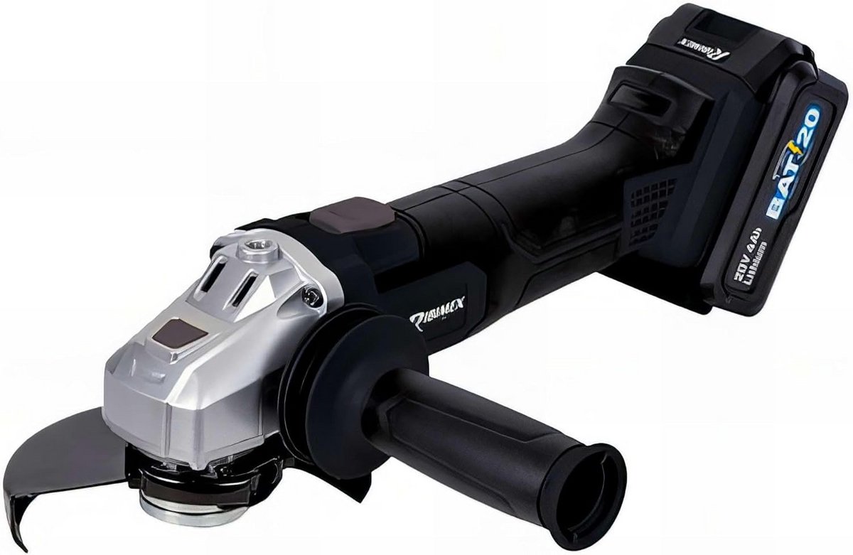 Accu Haakse Slijper 20V - 115/125mm met 4Ah Accu en Koffer