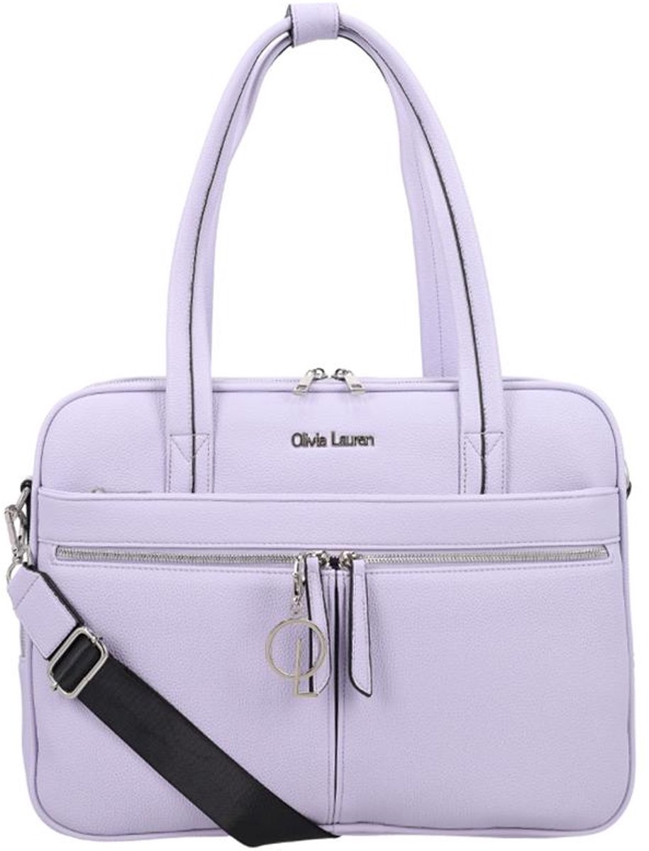 Olivia Lauren Laptoptas / Werktas - Dames - 15 inch - Leila - Paars