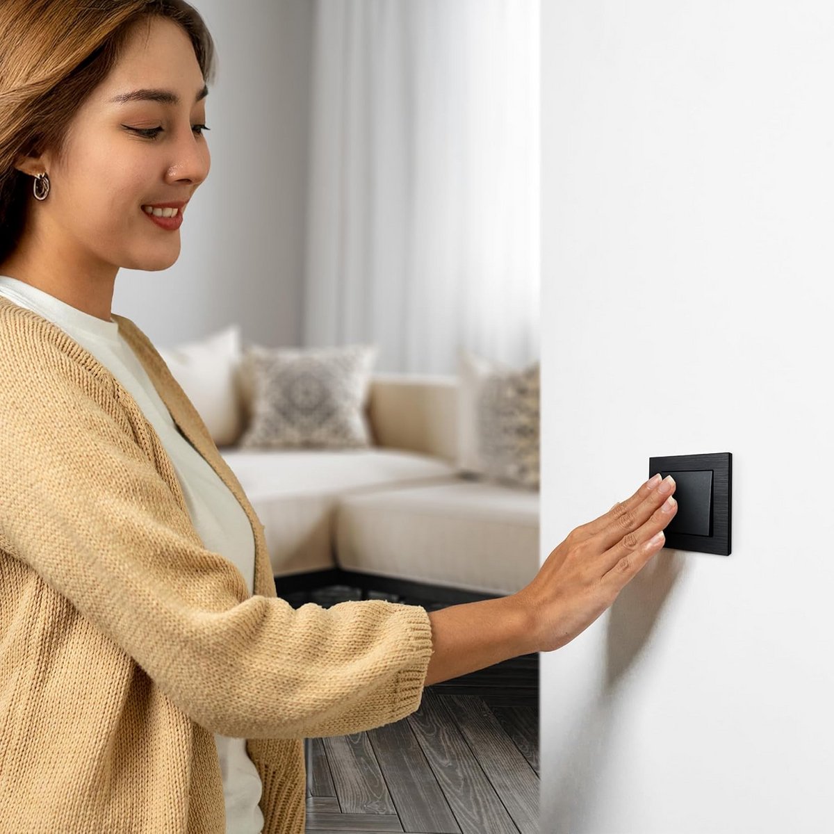 Vijfvoudig Wisselframe voor Schakelmateriaal Wit - KARELL Serie