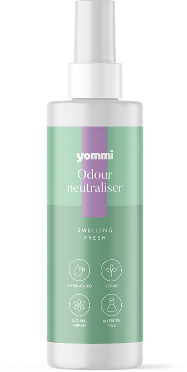 Yommi Smelling Fresh Odour 200ml - Neutraliseert ongewenste geuren -ph gebalanceerd-vrij van parabenen alcohol en agressieve chemicaliën , gevoelige huid, Vegan, verzorgd vacht,dagelijks gebruik-mild voor de huid - natte hondengeur
