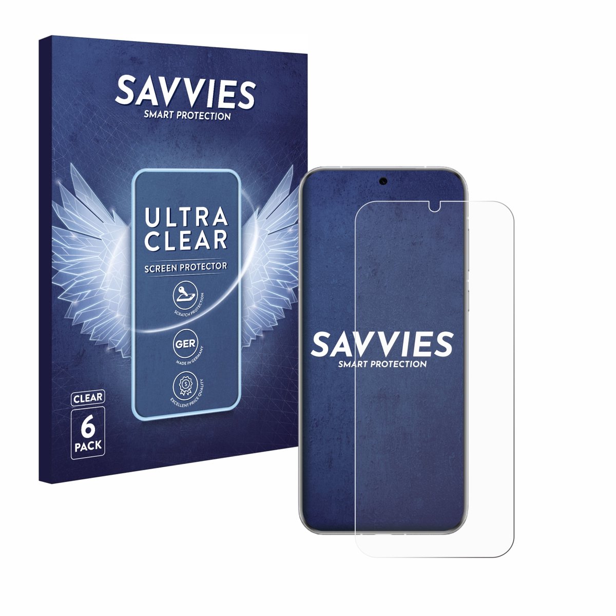 Savvies - Screenprotector voor Huawei Pura 70 Pro - Folie Beschermfolie transparant 6 Stuks