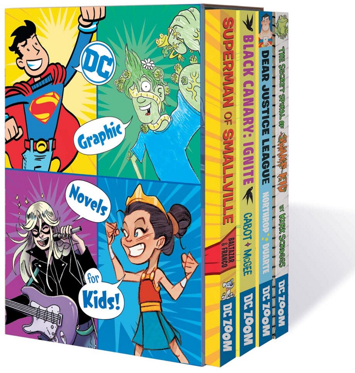 Superhelden Stripboeken Set voor Kinderen - Vier Populaire Avonturen