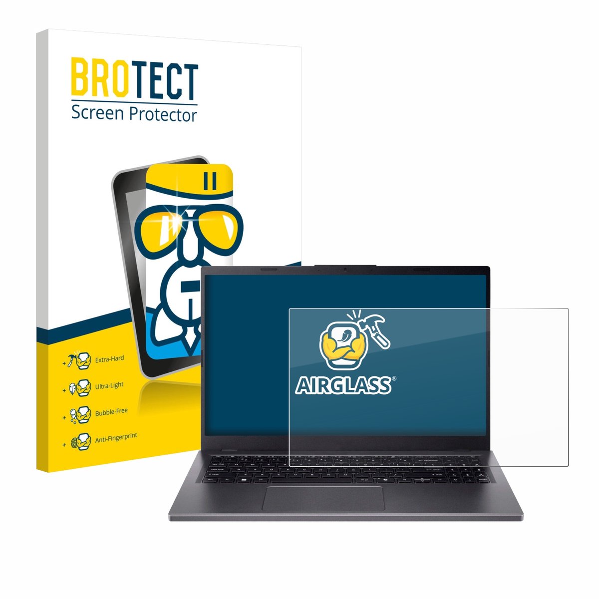 Screenprotector voor Acer Aspire 15 A15-51 Beschermglas transparant