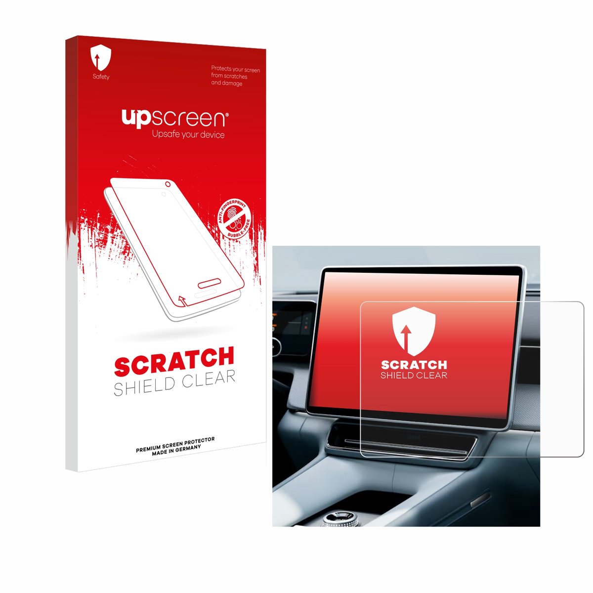 upscreen - Screenprotector voor Polestar 4 2025 - Folie Beschermfolie transparant