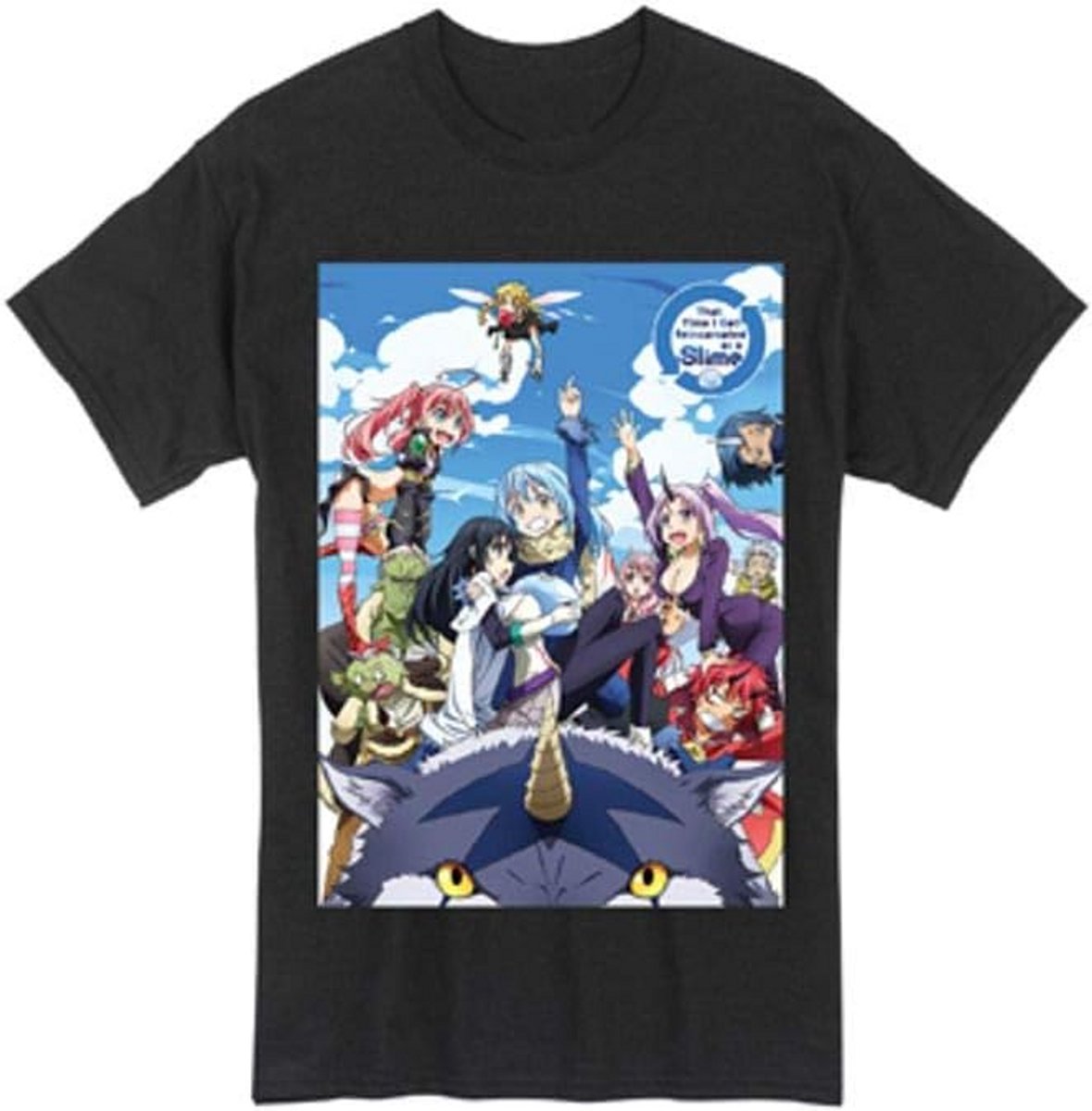 T-Shirt met Anime Print - Gereïncarneerd als een Slime - Katoen