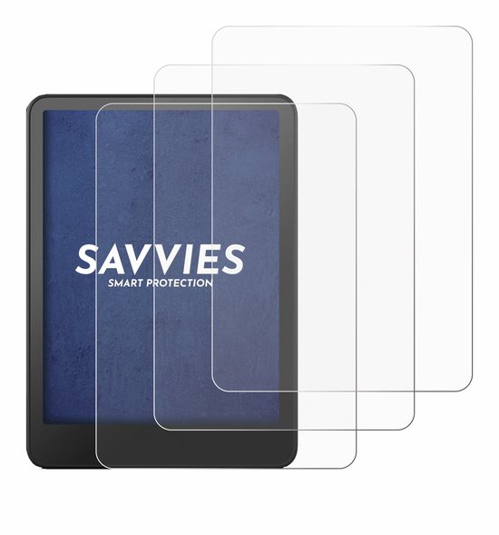 Savvies - Screenprotector voor Amazon Kindle Paperwhite 2024 (12. Gen.) - Folie Beschermfolie transparant (6 Stuks) van Savvies — afbeelding 4
