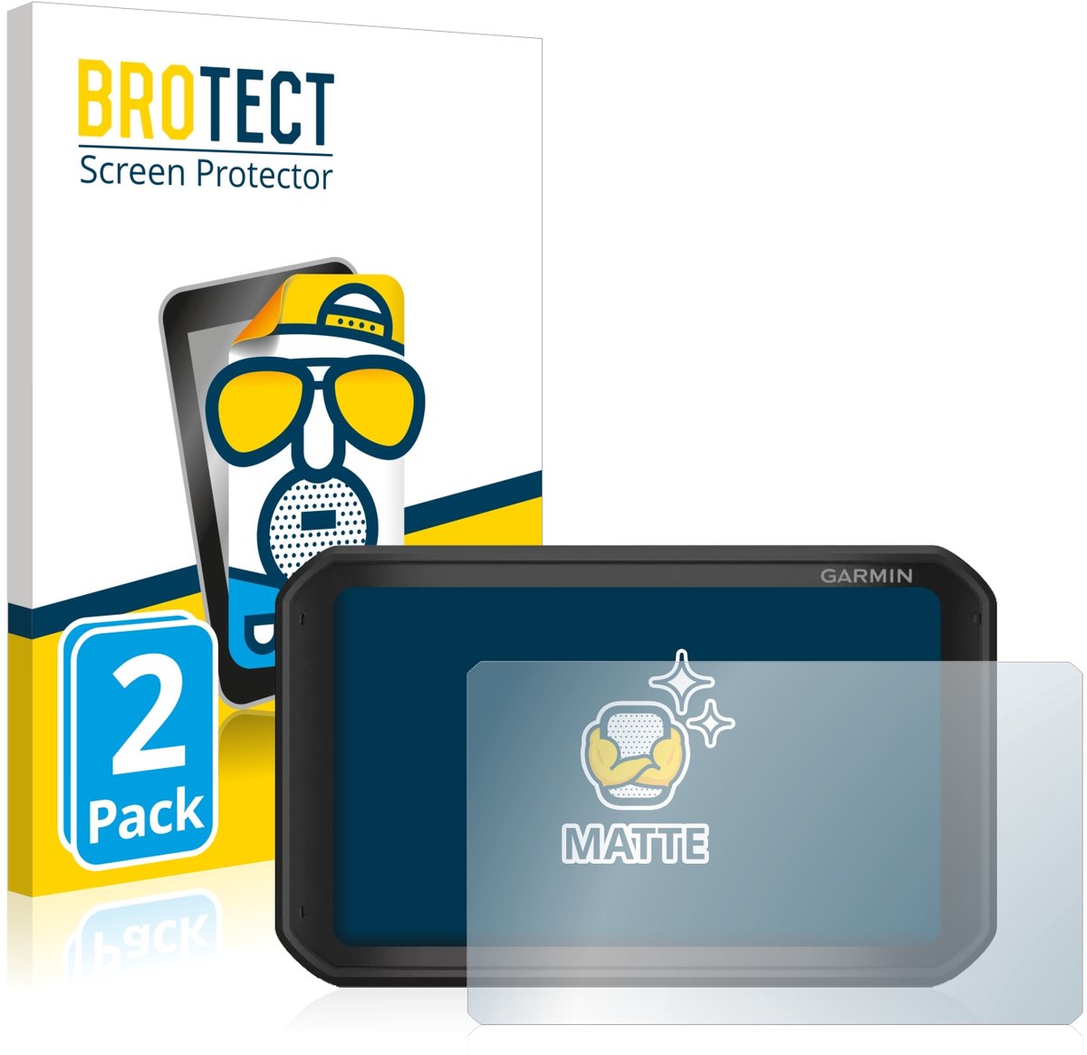 BROTECT - Screenprotector voor Garmin Catalyst - Folie Beschermfolie matte 2 Stuks