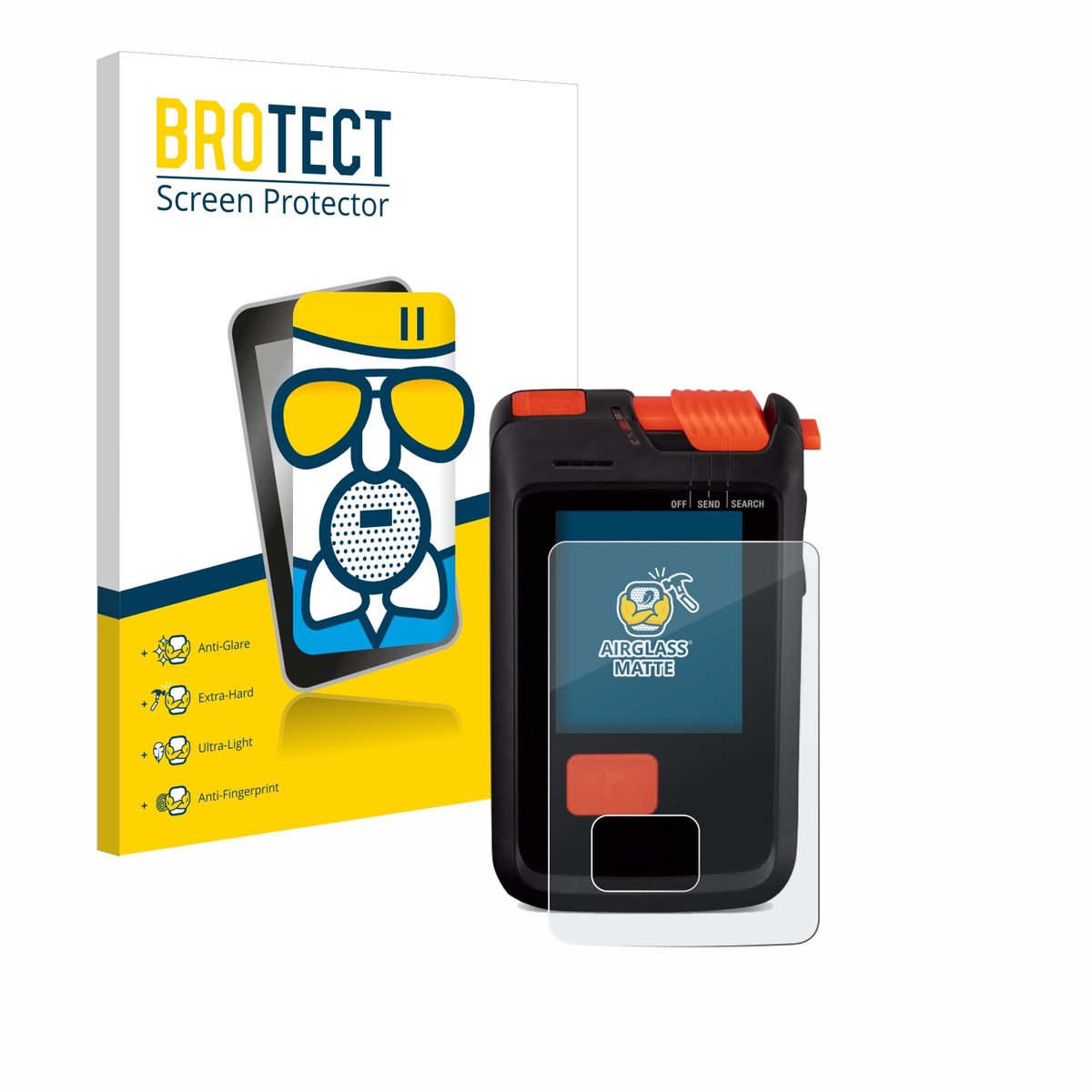 BROTECT - Screenprotector voor Mammut Barryvox S2 - Folie Beschermfolie Beschermglas matte