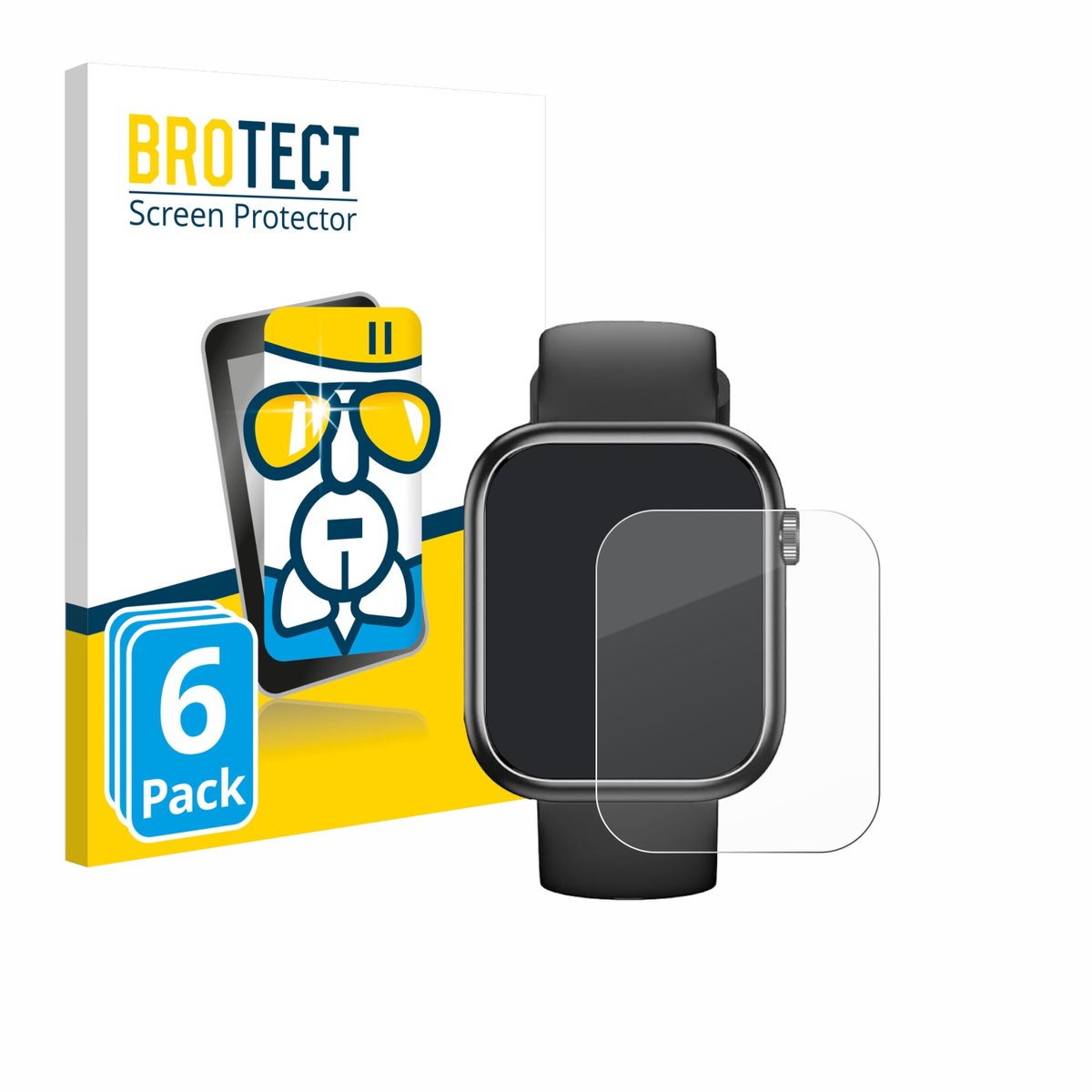 Screenprotector 6 Stuks voor RLQA G104 1.83" Beschermglas transparant