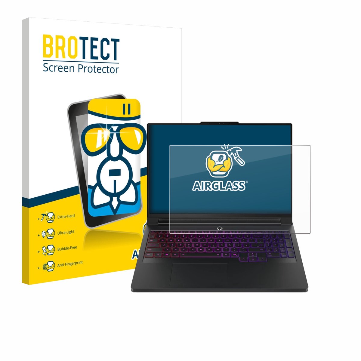 Screenprotector voor Lenovo Legion Pro 7 Gen 10 16" Beschermglas transparant