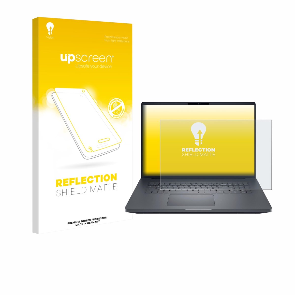 upscreen - Screenprotector voor Dell Pro Max 18 - Folie Beschermfolie anti glare matte