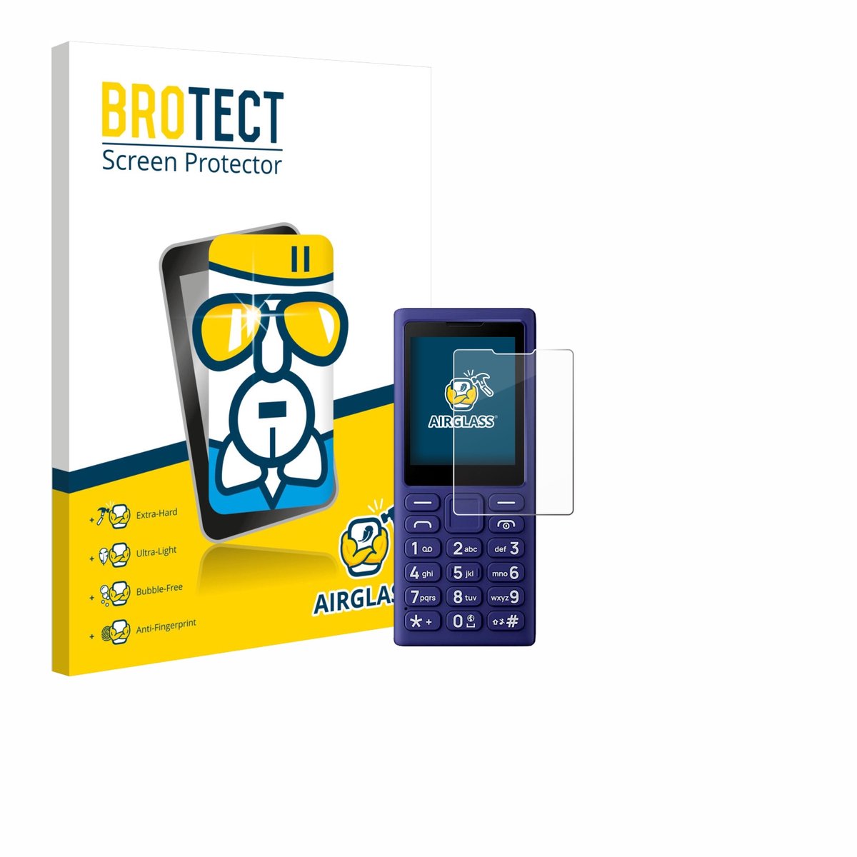 Screenprotector voor HMD 102 4G Beschermglas transparant