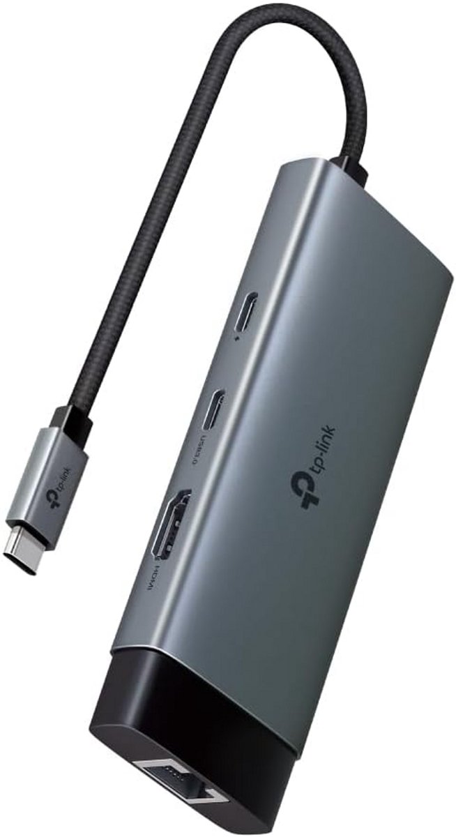 USB-C Hub met 6 Poorten - Thunderbolt 3 & USB 3.0 Adapter voor Laptops