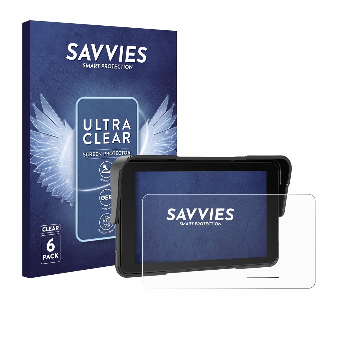 Savvies - Screenprotector voor Sixwin P2 5" - Folie Beschermfolie transparant 6 Stuks