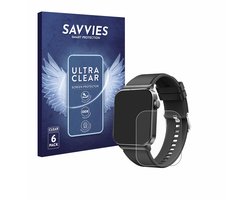 Savvies - Screenprotector voor Donerton T50S - Folie Beschermfolie transparant 6 Stuks