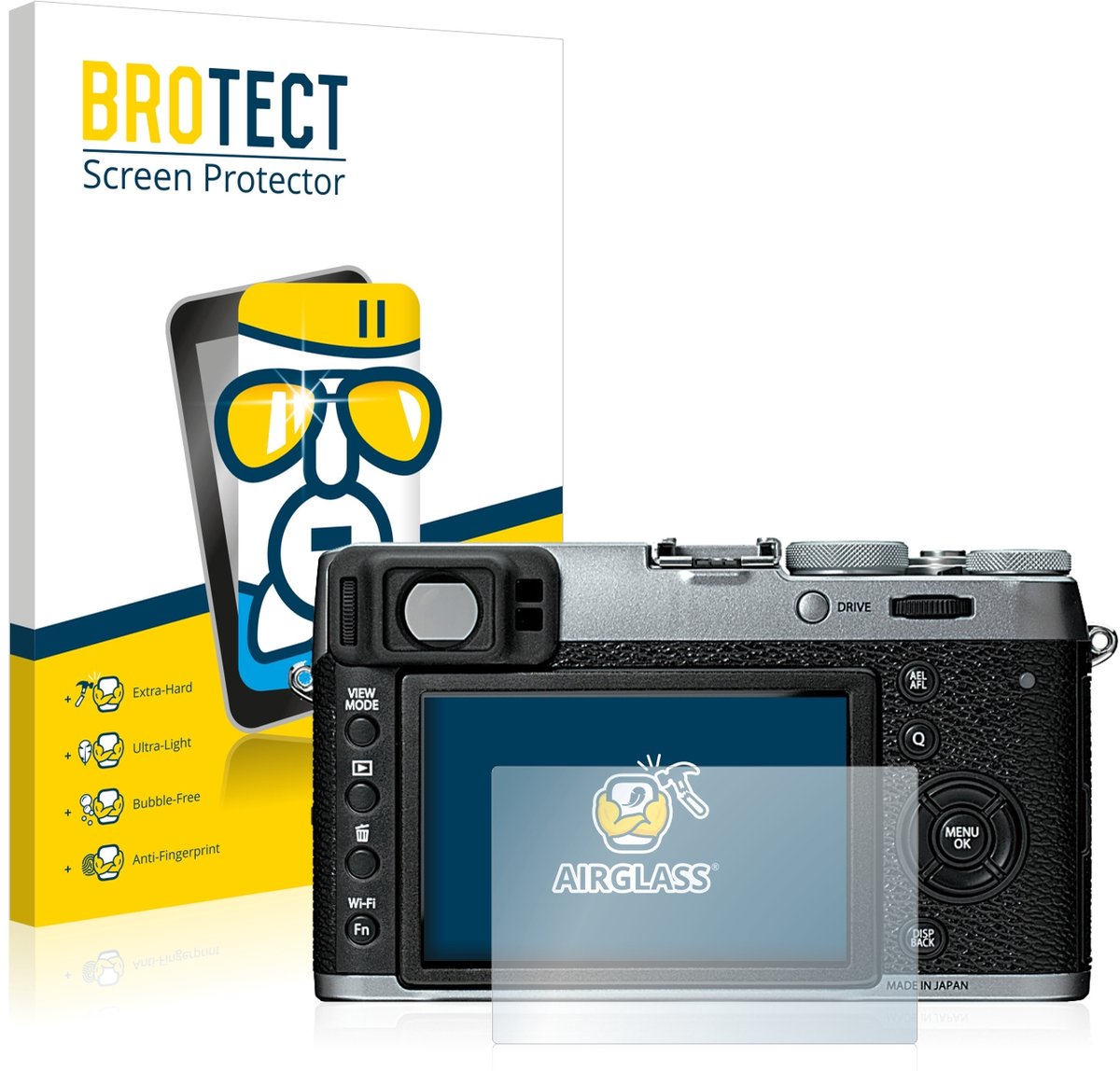 Screenprotector voor Fujifilm X100T Beschermglas transparant