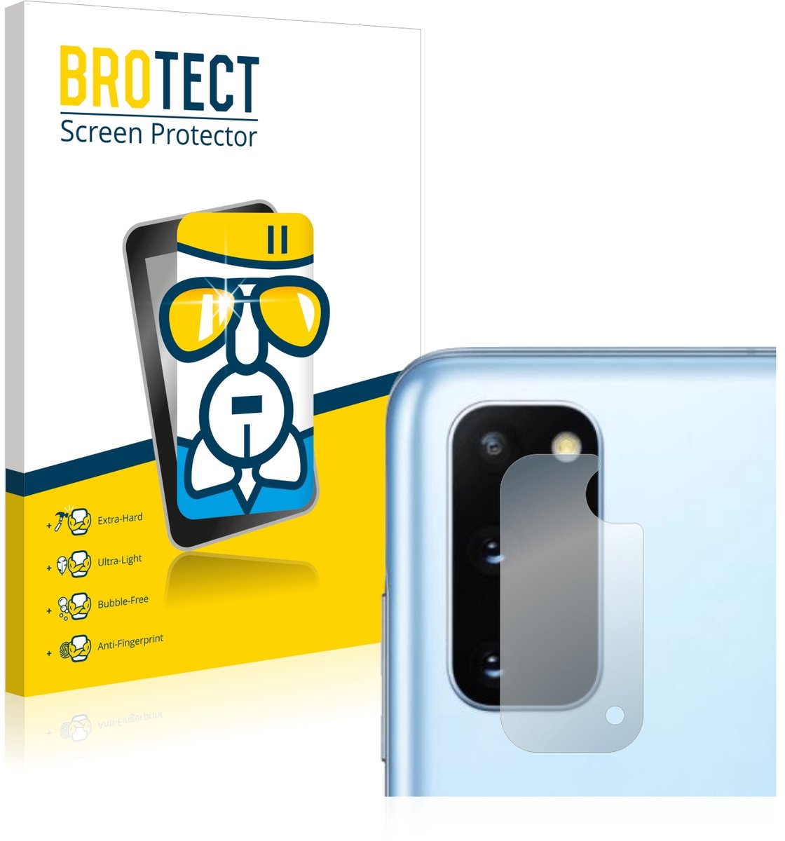 Screenprotector voor Samsung Galaxy S20 / 5G (Camera) Beschermglas transparant