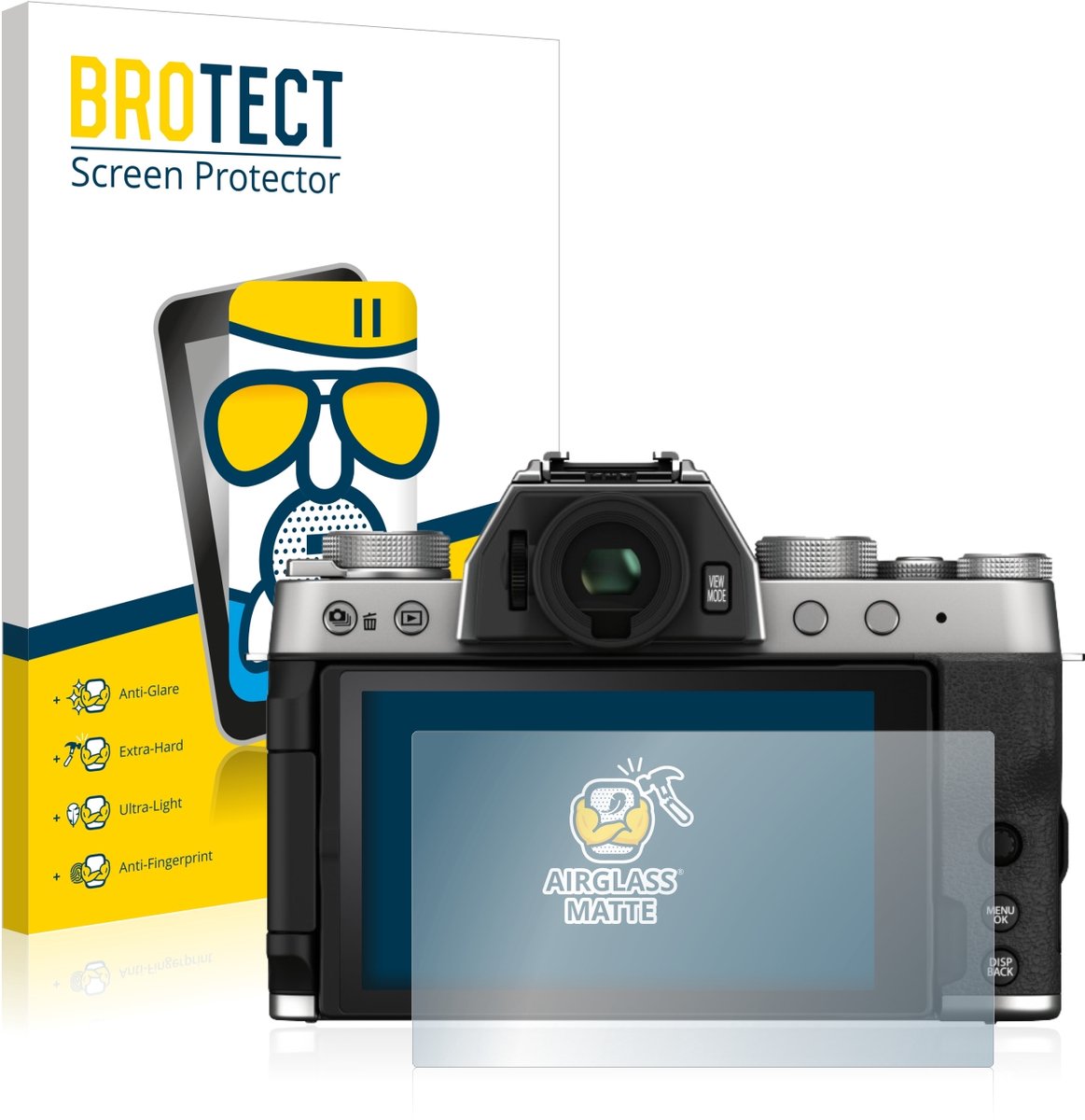 BROTECT - Screenprotector voor Fujifilm X-T200 - Folie Beschermfolie Beschermglas matte