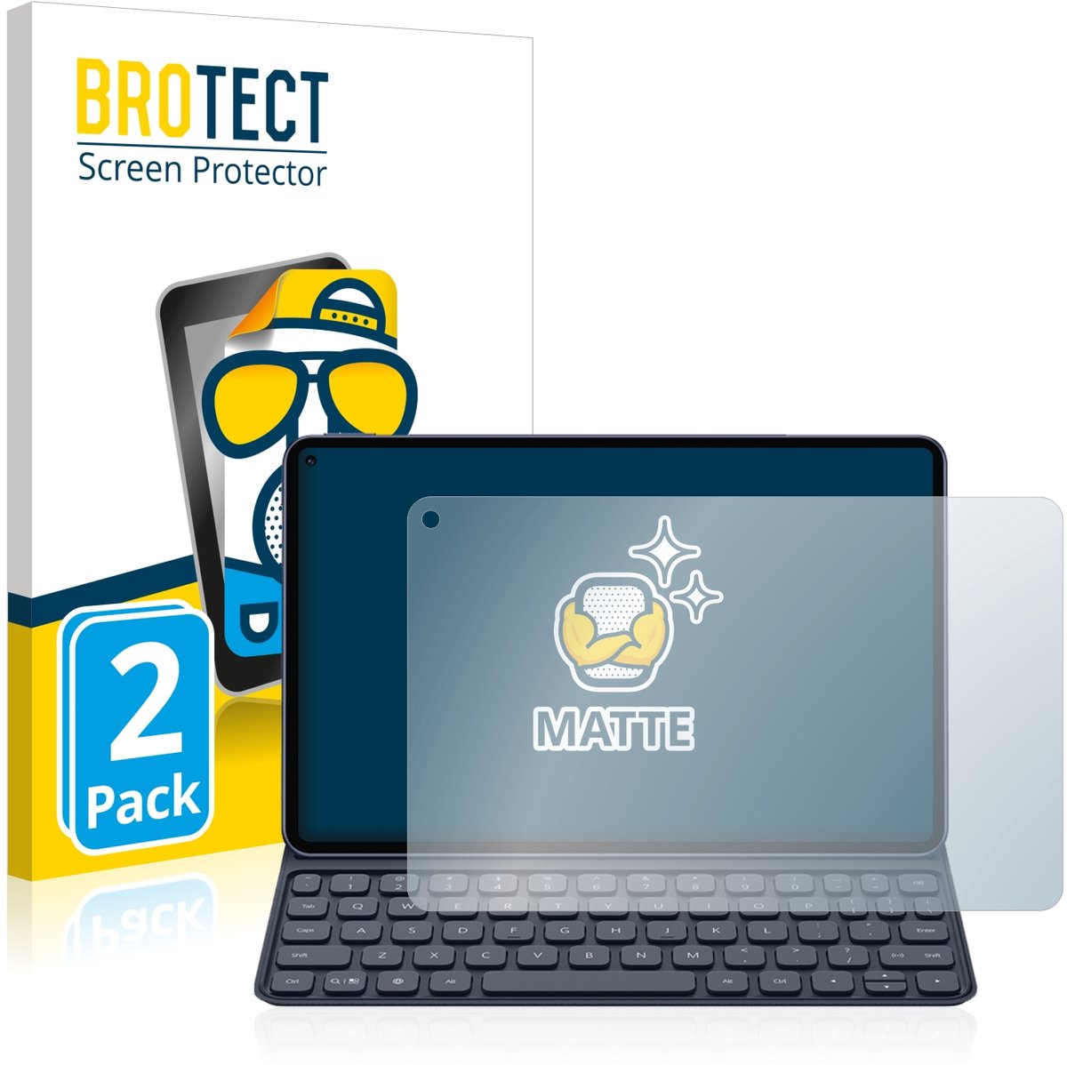 BROTECT - Screenprotector voor Huawei MatePad Pro (2019) - Folie Beschermfolie matte 2 Stuks