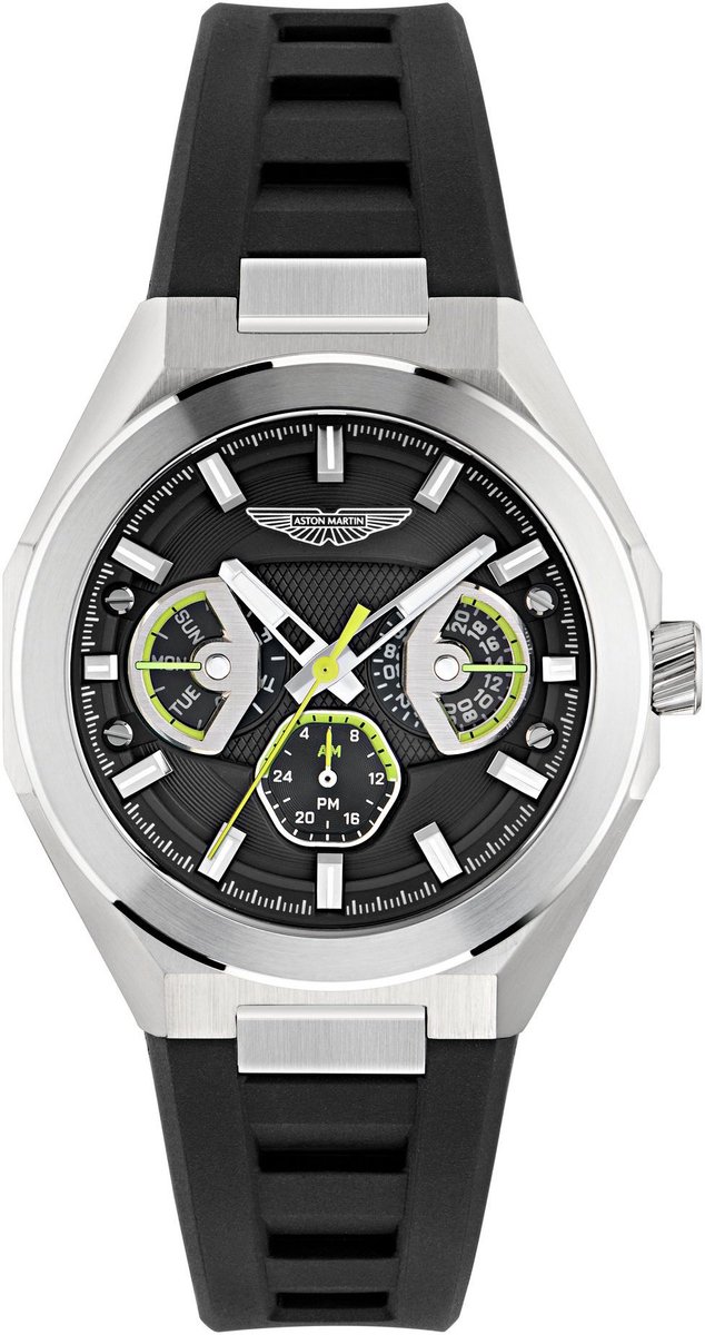 Aston Martin Aml Thrill TKS W MTRI1F502 Horloge - Siliconen - Zwart - Ø 42 mm
