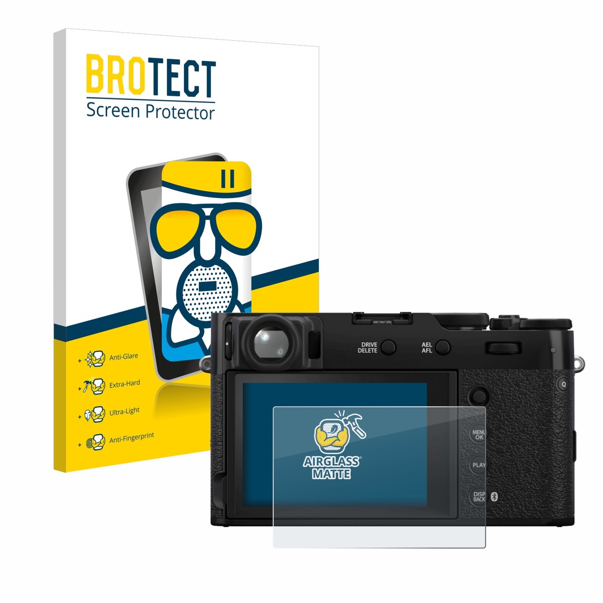 BROTECT - Screenprotector voor Fujifilm X100VI - Folie Beschermfolie Beschermglas matte