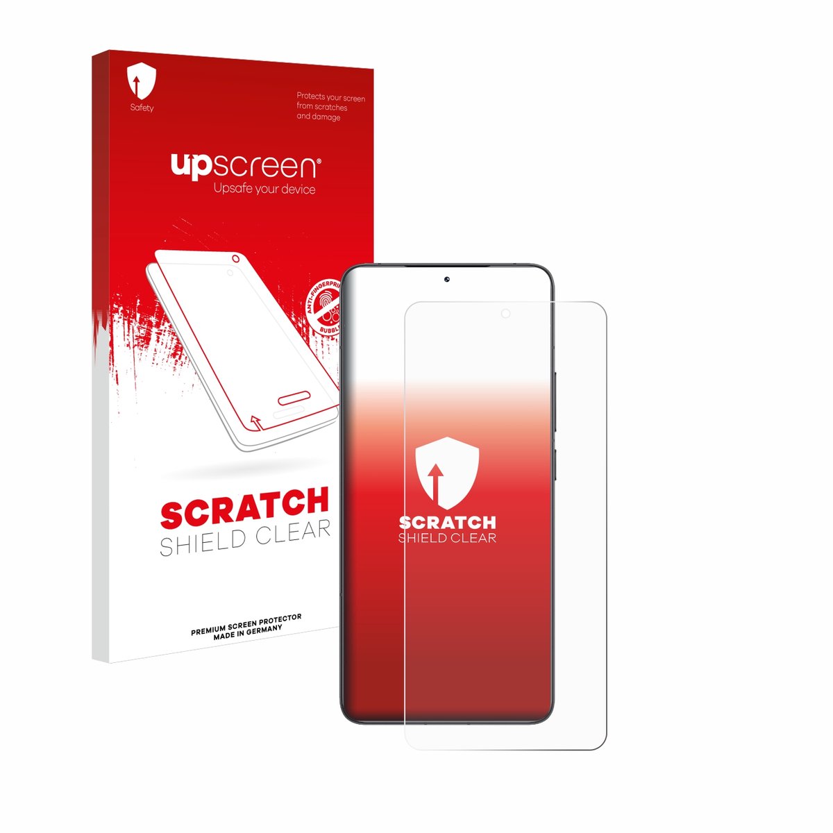 upscreen - Screenprotector voor Xiaomi Poco F6 Pro - Folie Beschermfolie transparant