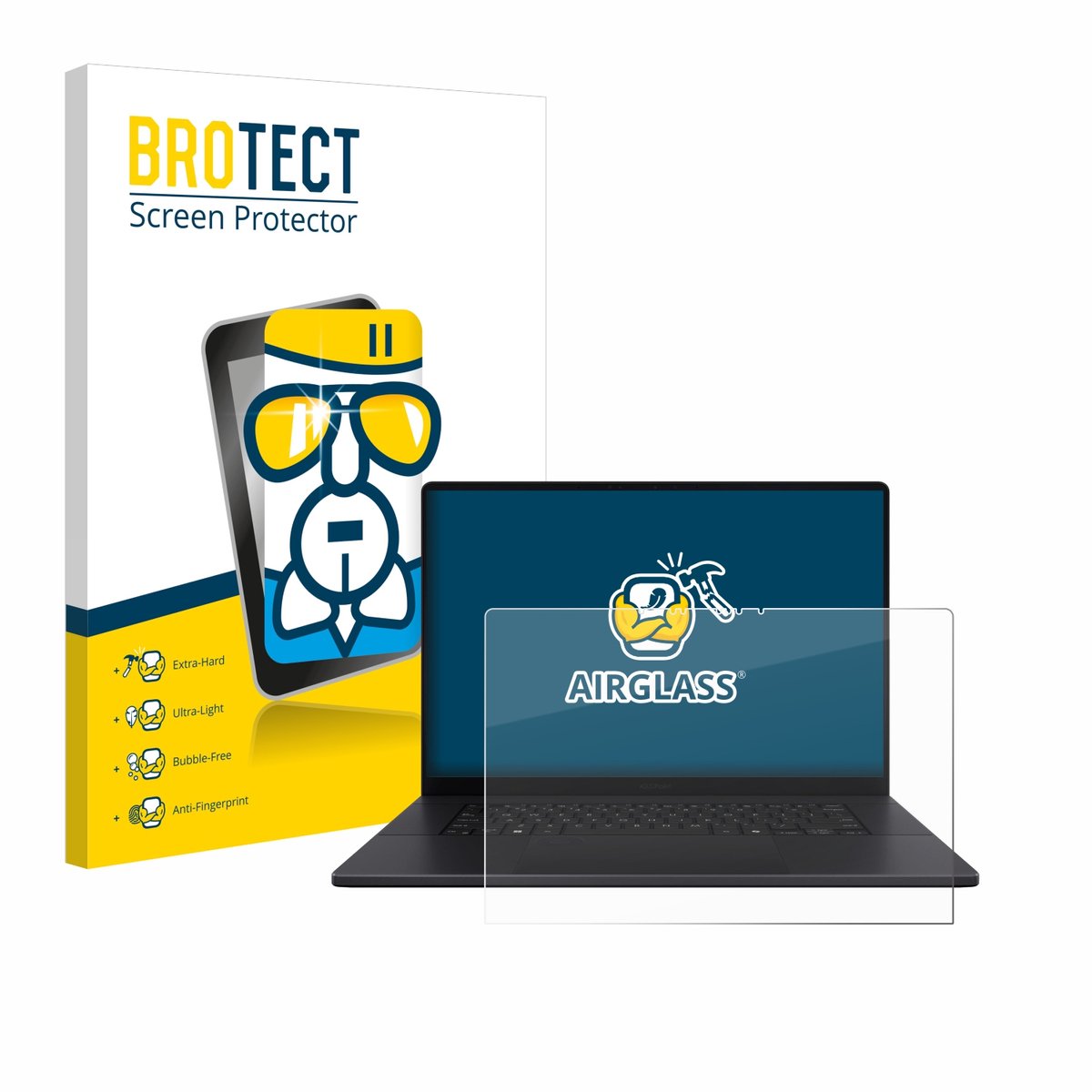 Screenprotector voor ASUS ProArt P16 Beschermglas transparant