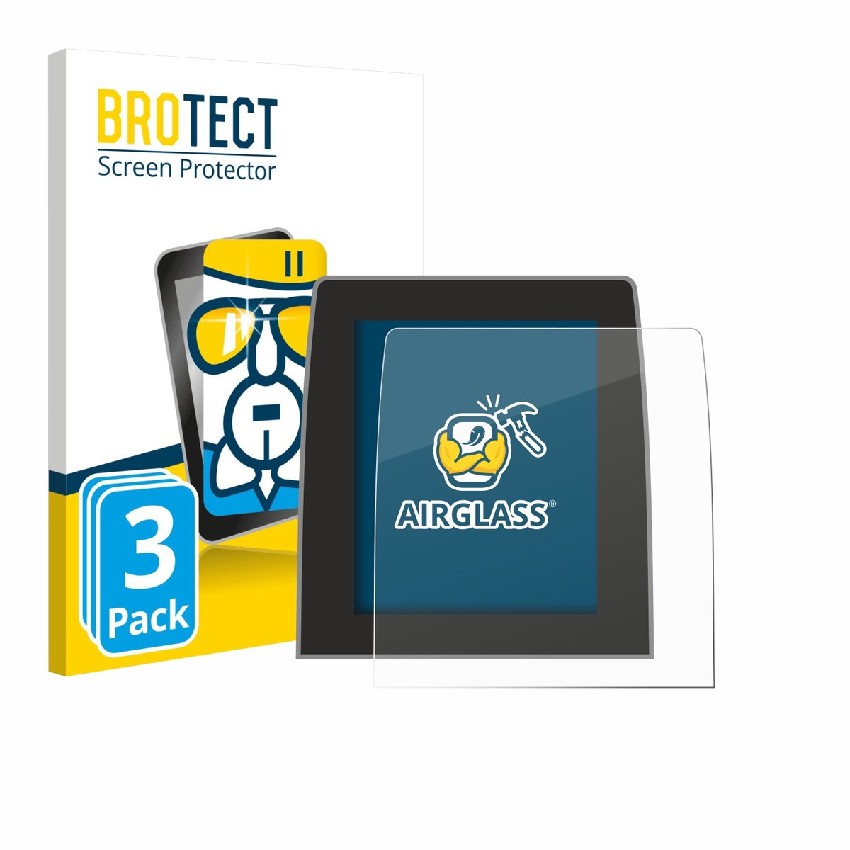 Screenprotector 3 Stuks voor Renault Arkana RS 2023 9.3" Beschermglas transparant