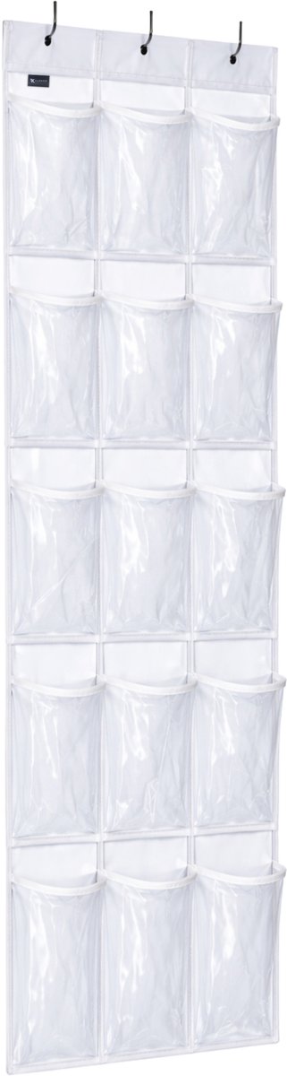 Deur Schoenen Organizer – 15 Vakken – Hangende Schoenenopberger – Transparant – Schoenenrek voor Deur – Opberg Organizer voor Schoenen, Accessoires & Kleding