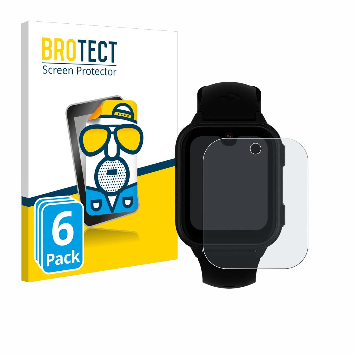 BROTECT - Screenprotector voor Garett Kids Vibe 4G - Folie Beschermfolie matte 6 Stuks
