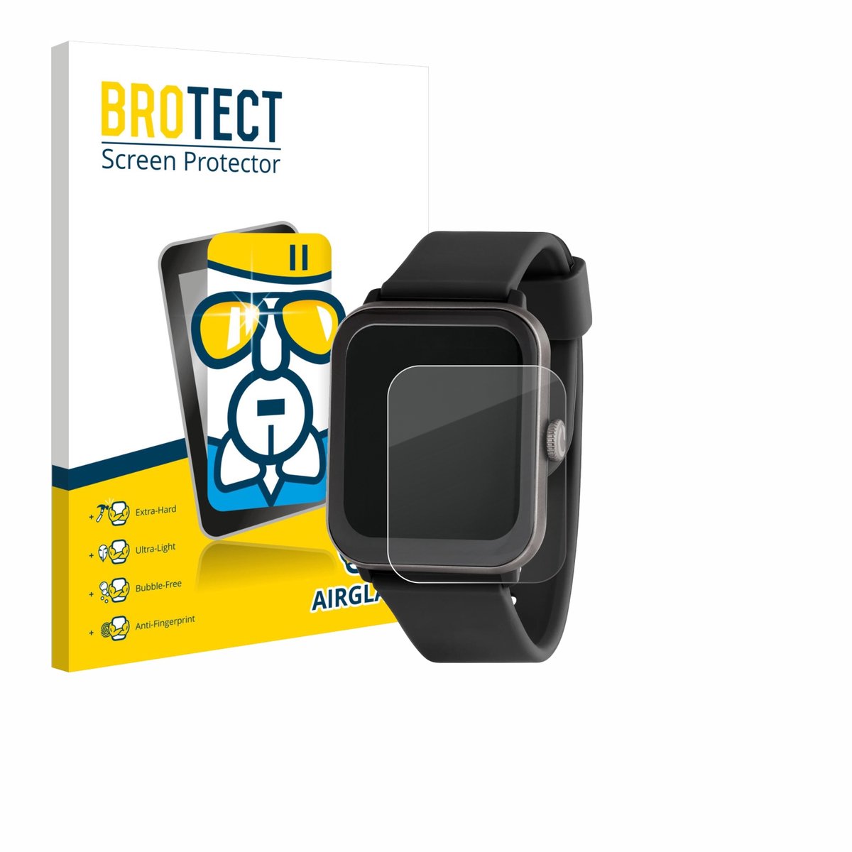 Screenprotector voor Sector Smartwatch S-08 Beschermglas transparant