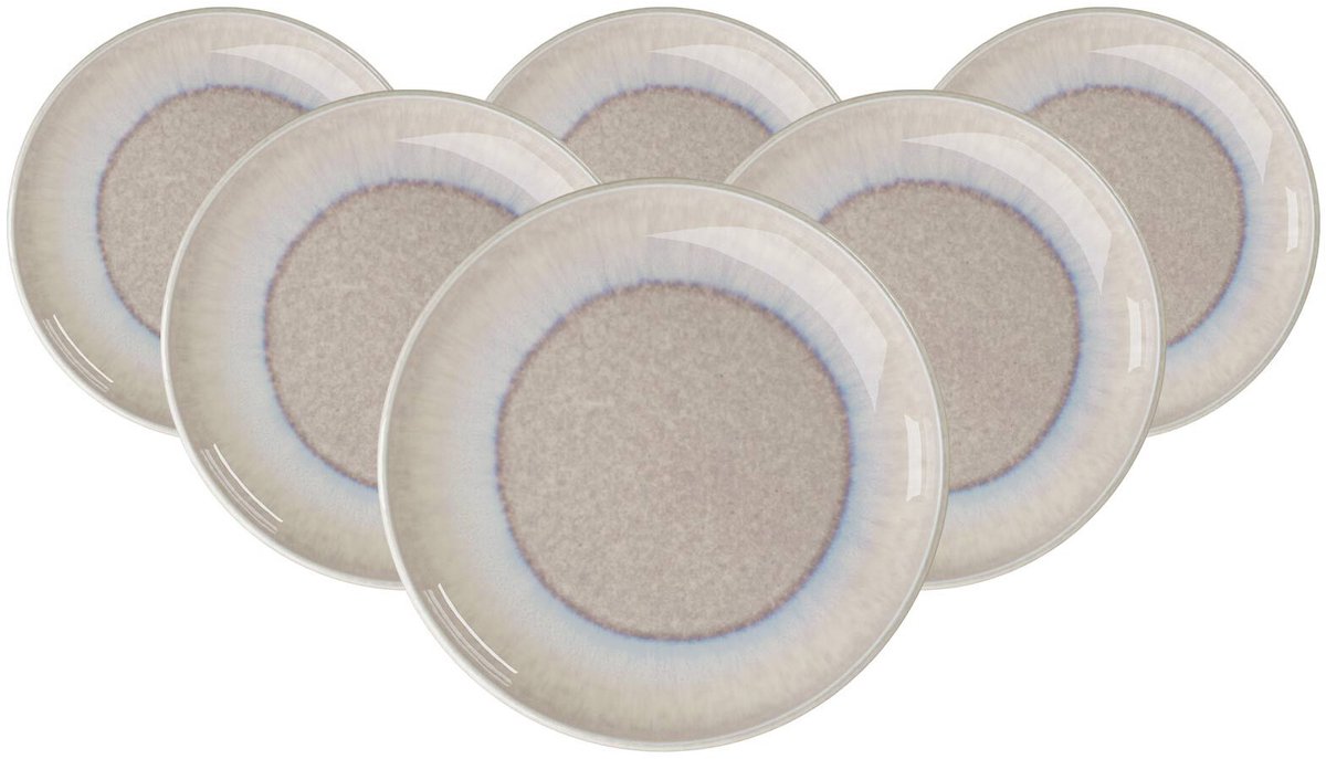 Dessertteller Perlemor Sand ø 20,1 cm Set van 6