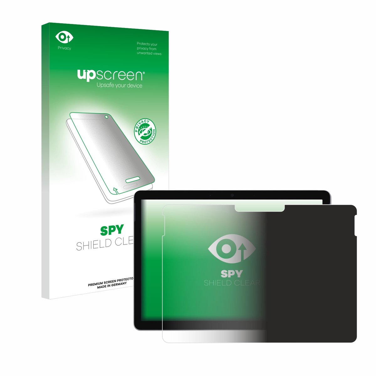 upscreen - privacy screenprotector voor Microsoft Surface Go 3 - Folie Beschermfolie Blauwlichtfilter