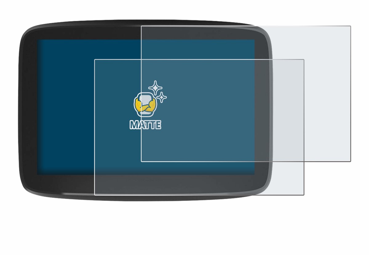 BROTECT - Screenprotector voor TomTom GO Classic 6" - Folie Beschermfolie matte 2 Stuks – foto 5