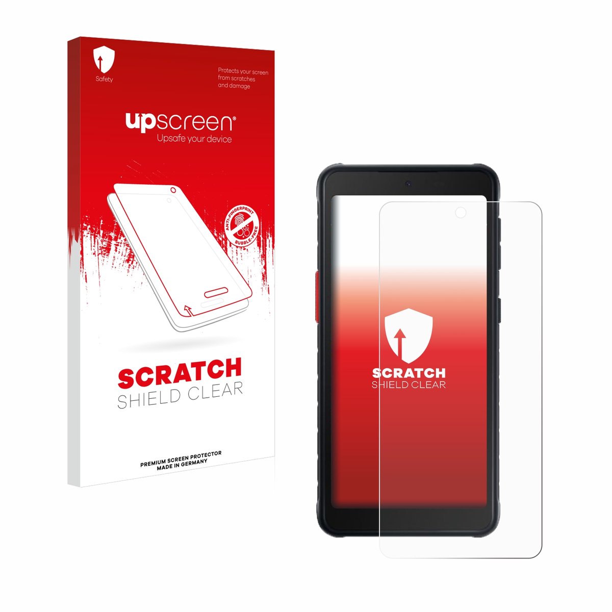 upscreen - Screenprotector voor Samsung Galaxy XCover 5 - Folie Beschermfolie transparant