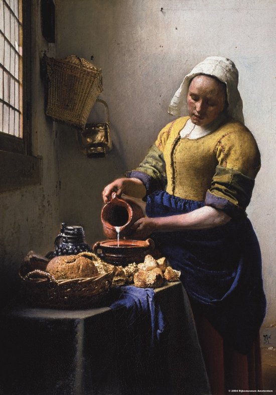 Legpuzzel Het Melkmeisje - Johannes Vermeer (legpuzzel 1000
