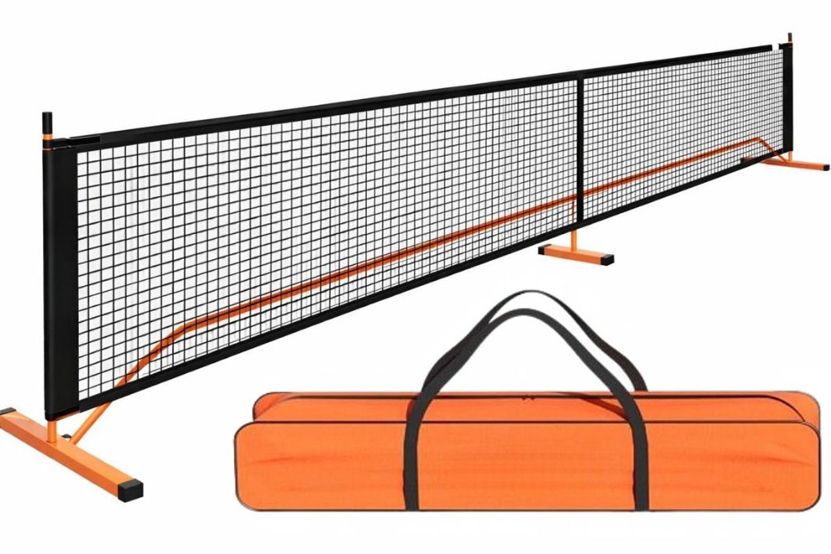 Pickleball Net Basic Oranje Incl. Opbergtas